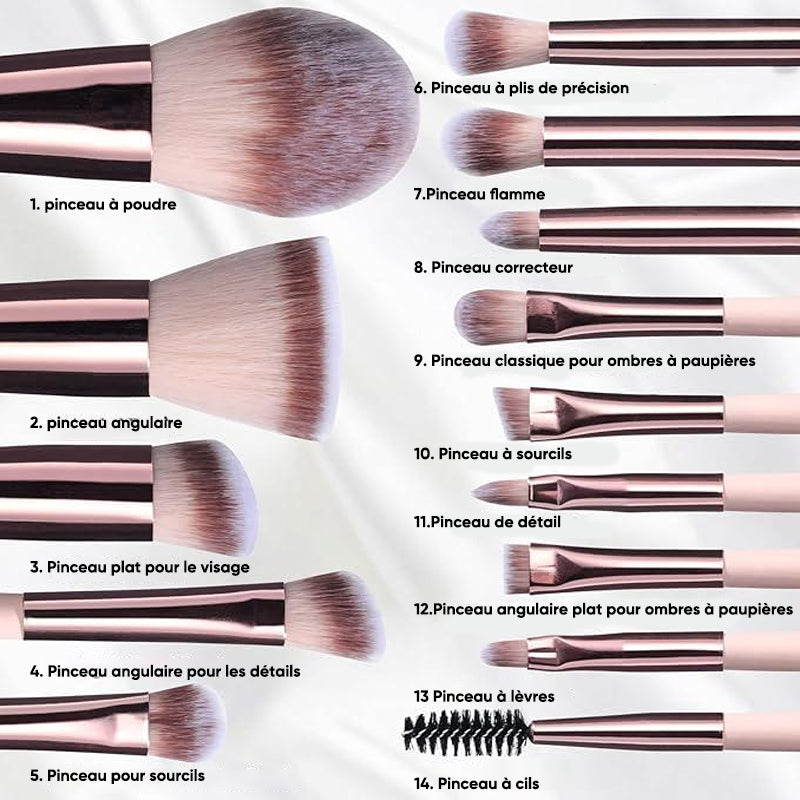Set of 14 brushes with LED light | Bowlift