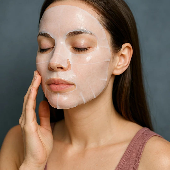 Dermaglow | Collagen Sheet Mask – Overnight Hydration – Hydrogel – Mature &amp; Dry Skin Bowlift