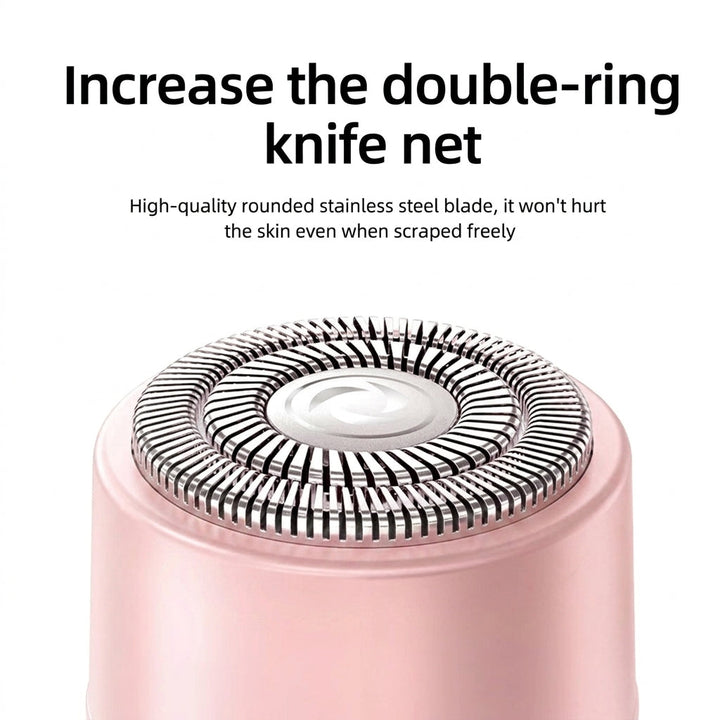 Double-Headed Bikini Trimmer &amp; Body Hair Razor - Rechargeable Grooming Tool