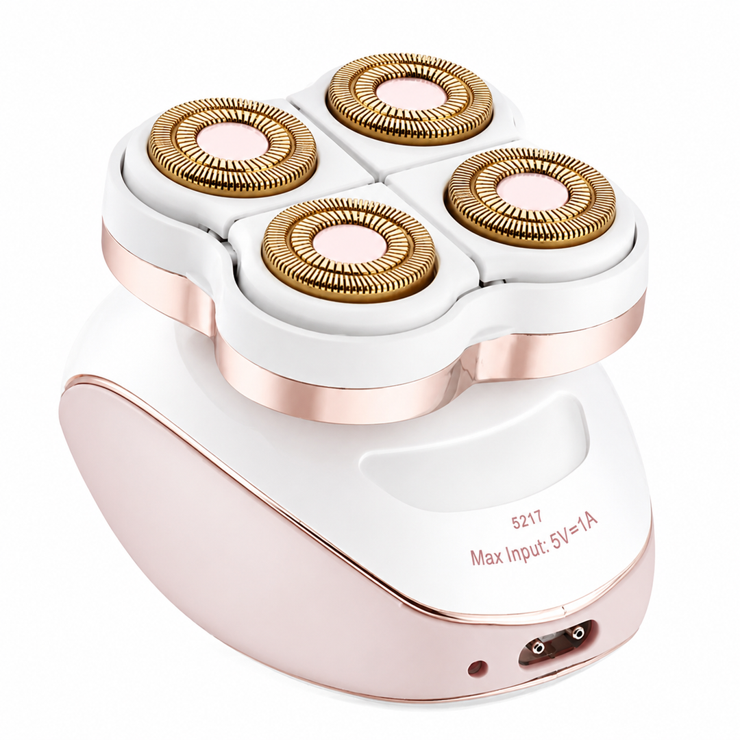 4-Head Contouring Shaver - Waterproof Wet &amp; Dry Cordless Design