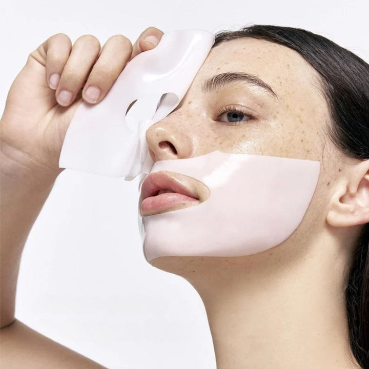 Dermaglow | Collagen Sheet Mask – Overnight Hydration – Hydrogel – Mature &amp; Dry Skin Bowlift