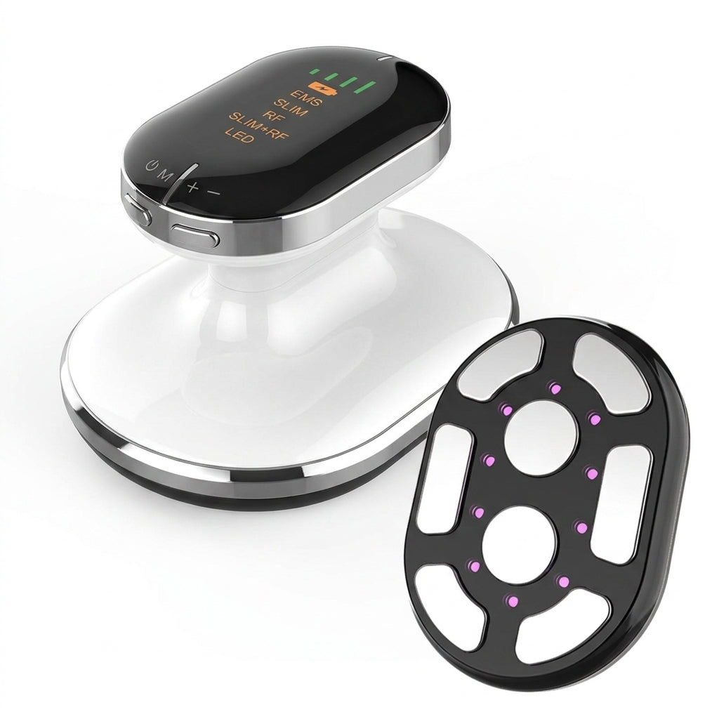 RF, EMS &amp; LED Body Contouring Massager - 4-in-1 Radio Frequency Toning Device