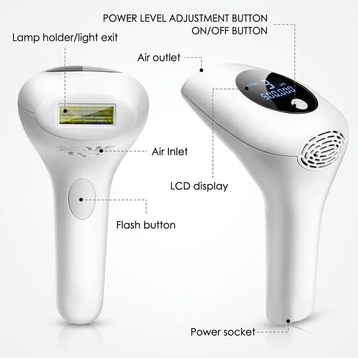 IPL Hair Removal Device - 990K Flashes, 5 Intensity Settings