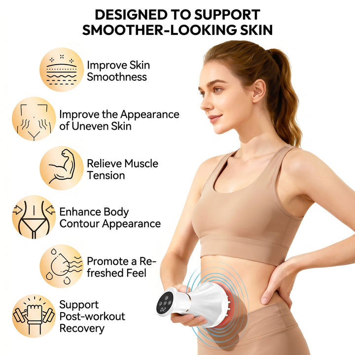 Electric Meridian Sculpting Massager - Heat, Vibration &amp; Skin-Glide Therapy