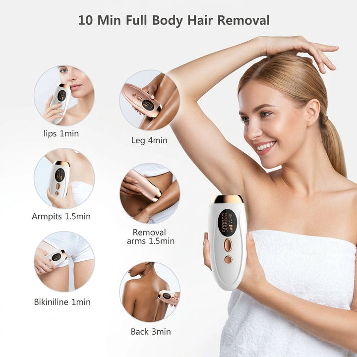 Deluxe IPL Hair Removal Device - 990K Flashes, 5 Power Levels