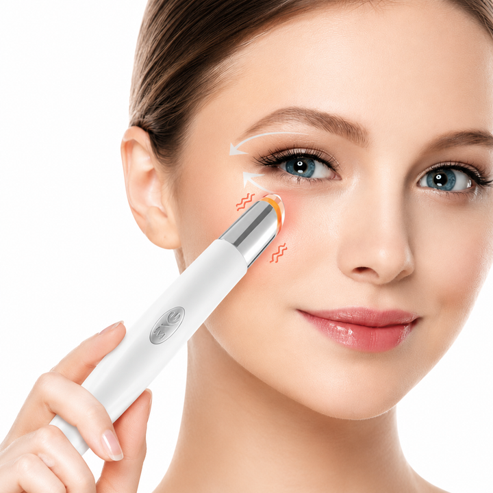 3-color LED Light Eye Massager - Tri-Light Vibration Eye Wand