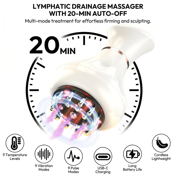 Electric Meridian Sculpting Massager - Heat, Vibration &amp; Skin-Glide Therapy