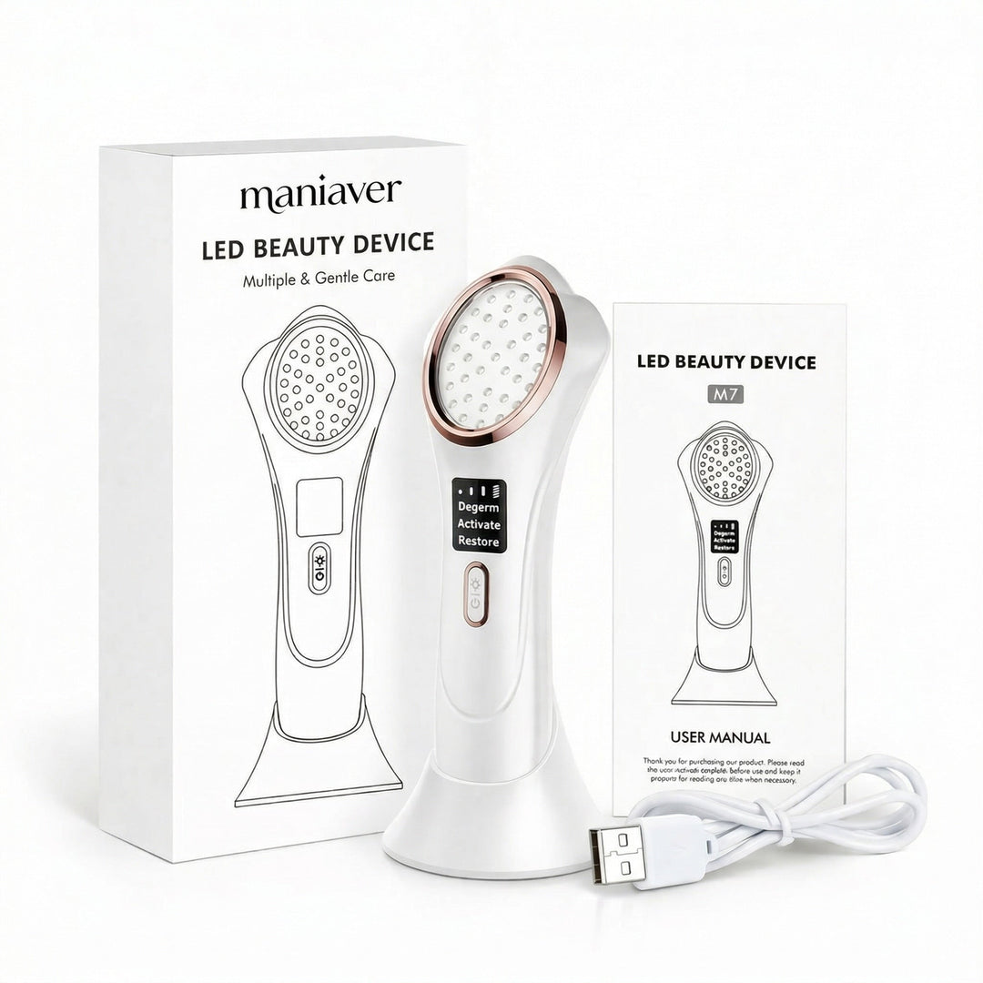 3-in-1 LED Red &amp; Blue Light Wand - Red, Blue &amp; Infrared Therapy
