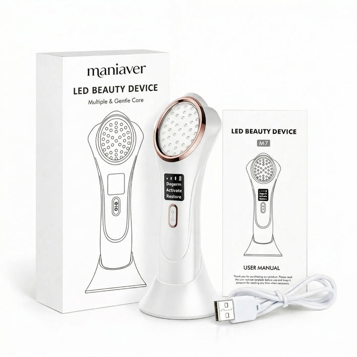 3-in-1 LED Red &amp; Blue Light Wand - Red, Blue &amp; Infrared Therapy