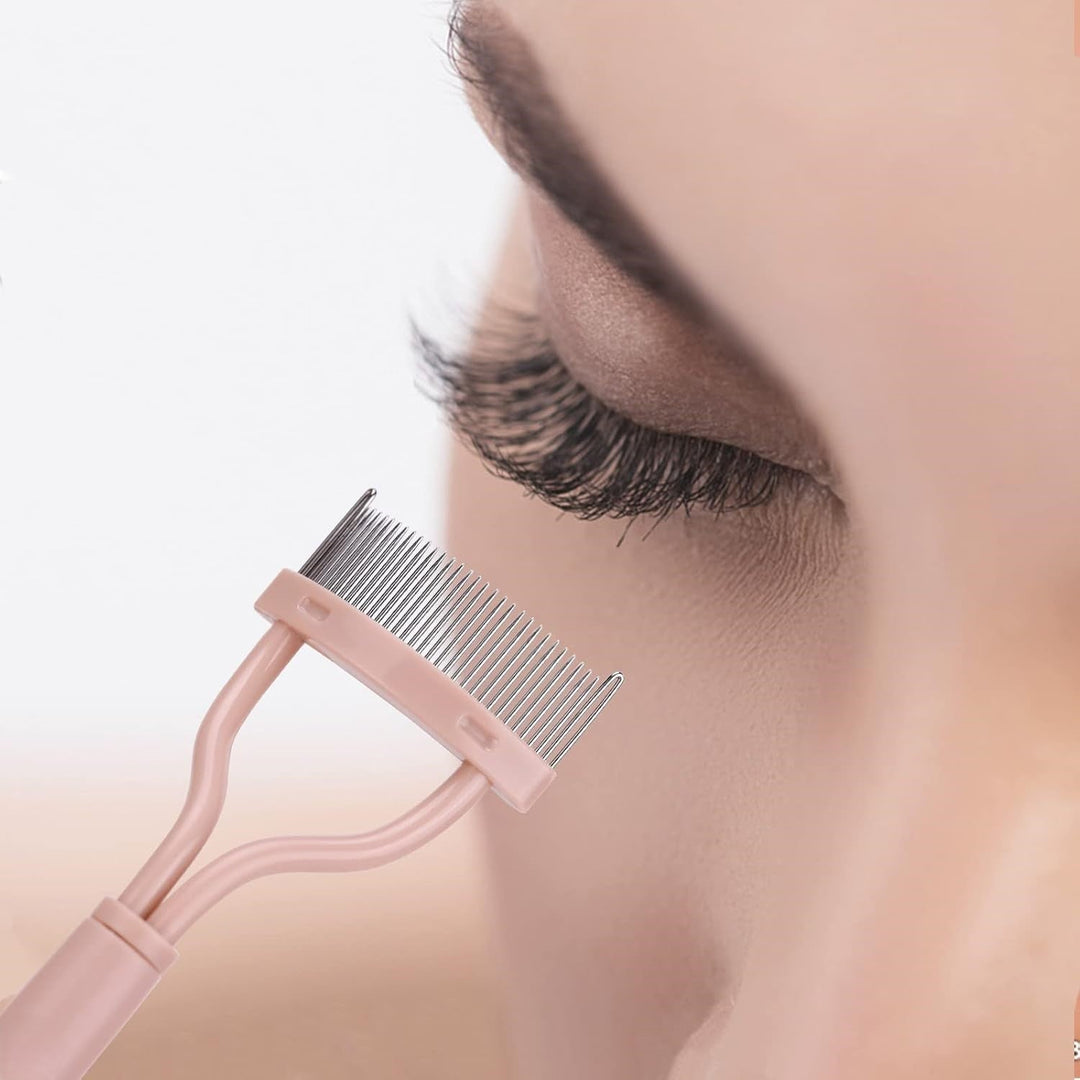 BowLift | BelleCurve Eyelash Comb &amp; Mascara Brush | Perfect Definition | Clump-Free | With Protective Cap