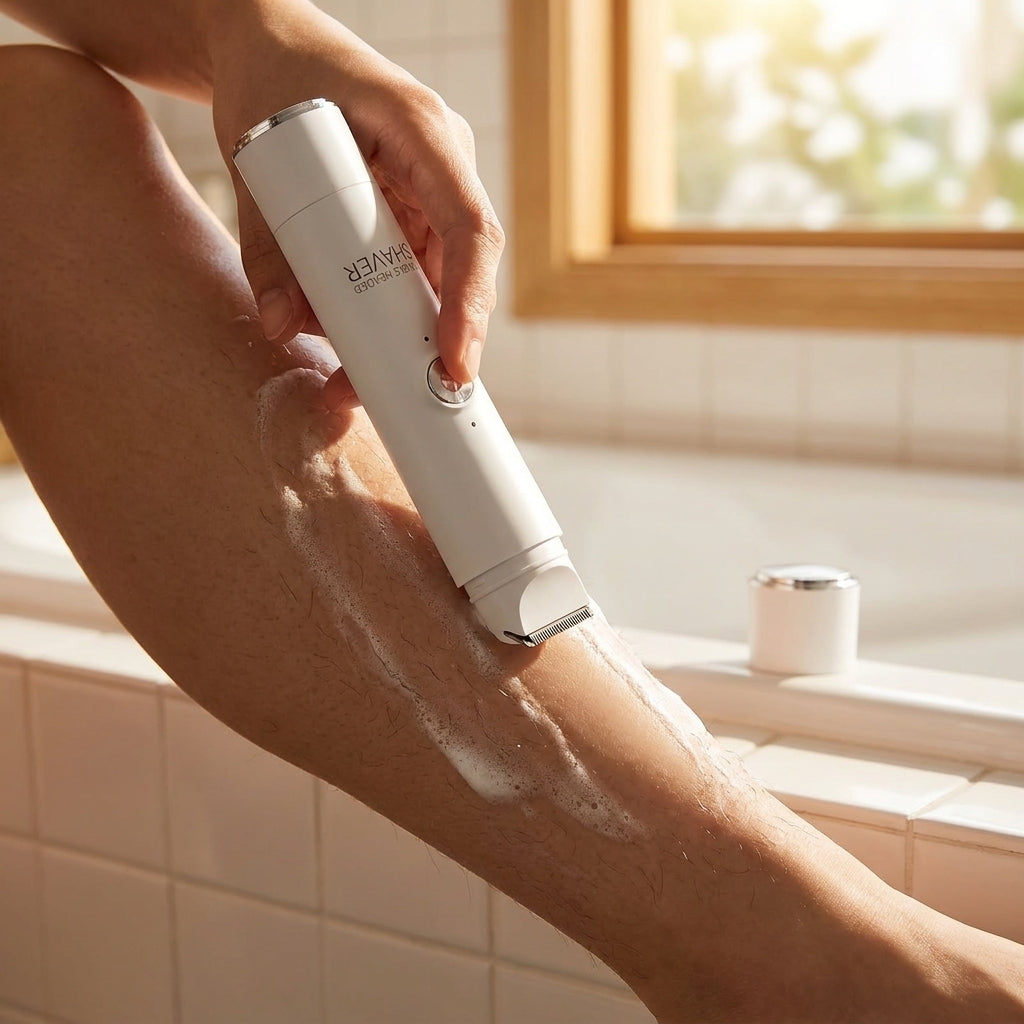 Double-Headed Bikini Trimmer &amp; Body Hair Razor - Rechargeable Grooming Tool
