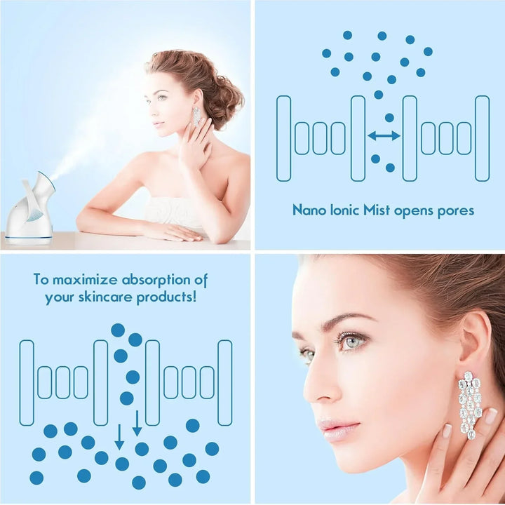 BowLift | Nano-Ionic Facial Steamer | For Deep-Acting Skin Care