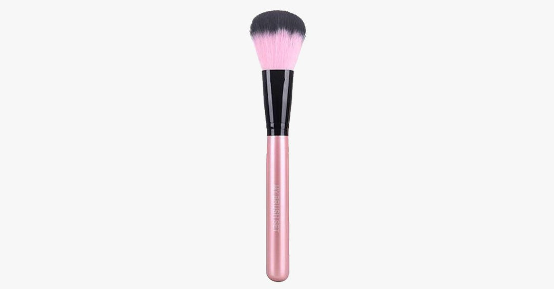 BowLift | Powder Makeup Brush - Made from synthetic fibers - Full &amp; round shape - For loose and pressed powder products - Perfect for foundations, blush &amp; bronzer