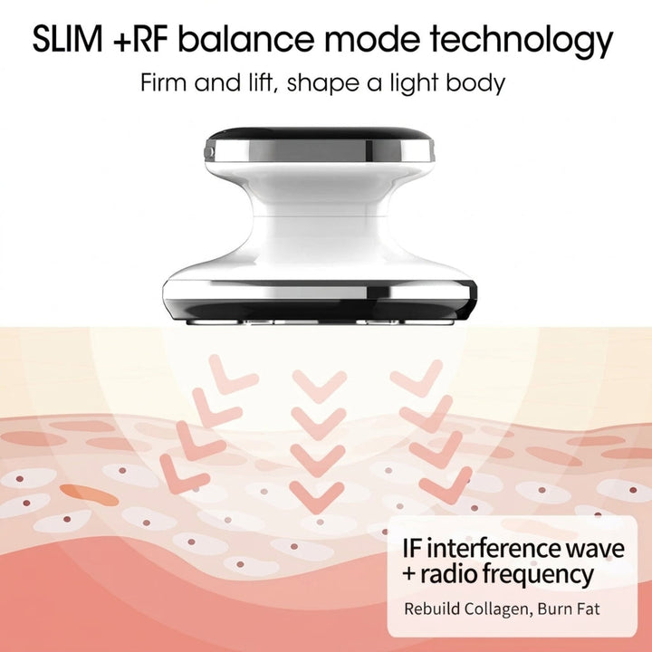 RF, EMS &amp; LED Body Contouring Massager - 4-in-1 Radio Frequency Toning Device