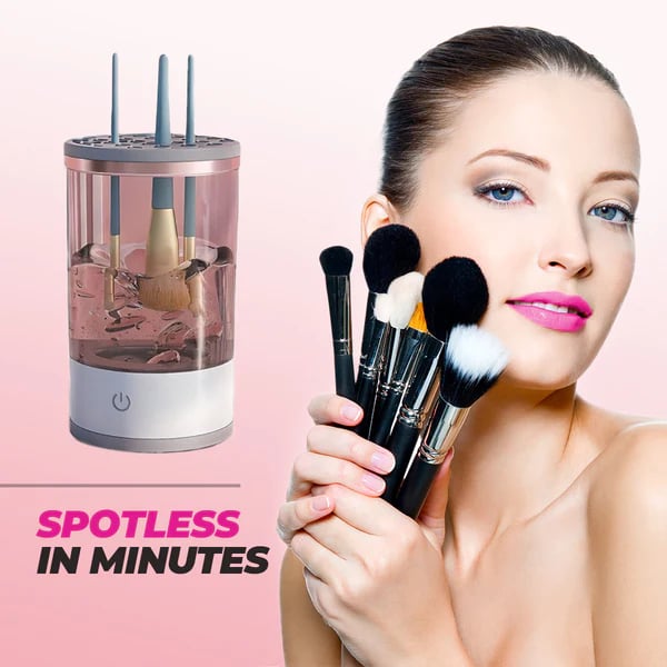 BowLift | Makeup Brush Cleaner Machine | BrushPure Automatic Cleaning &amp; Drying | Compact 16×9cm