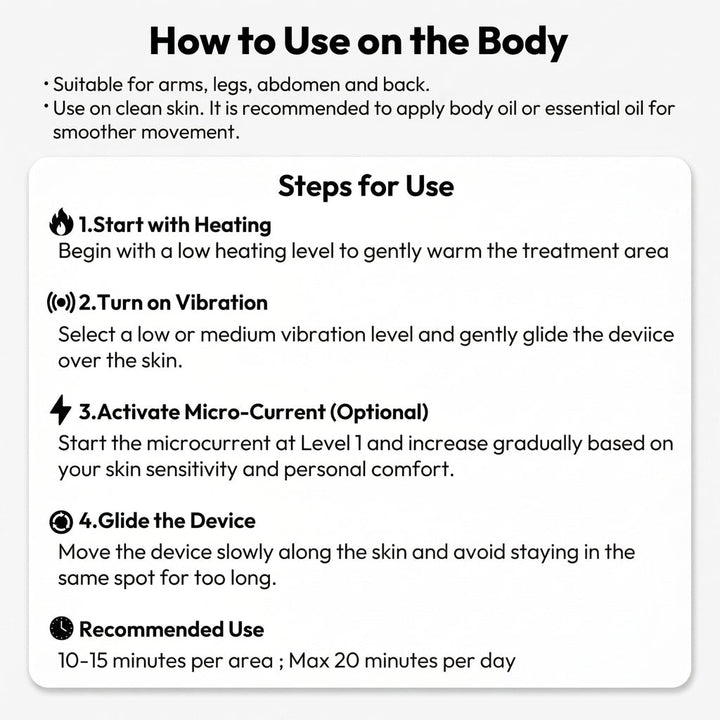 Electric Meridian Sculpting Massager - Heat, Vibration &amp; Skin-Glide Therapy