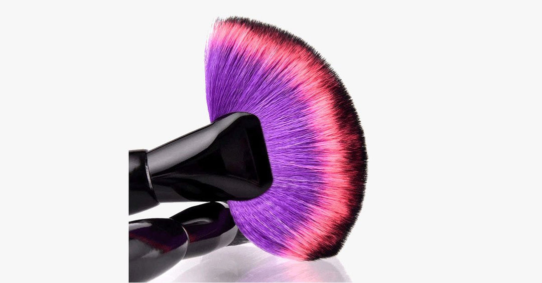 BowLift | Midnight Rainbow Makeup Brush Set of 22 - Add a splash of color to your vanity