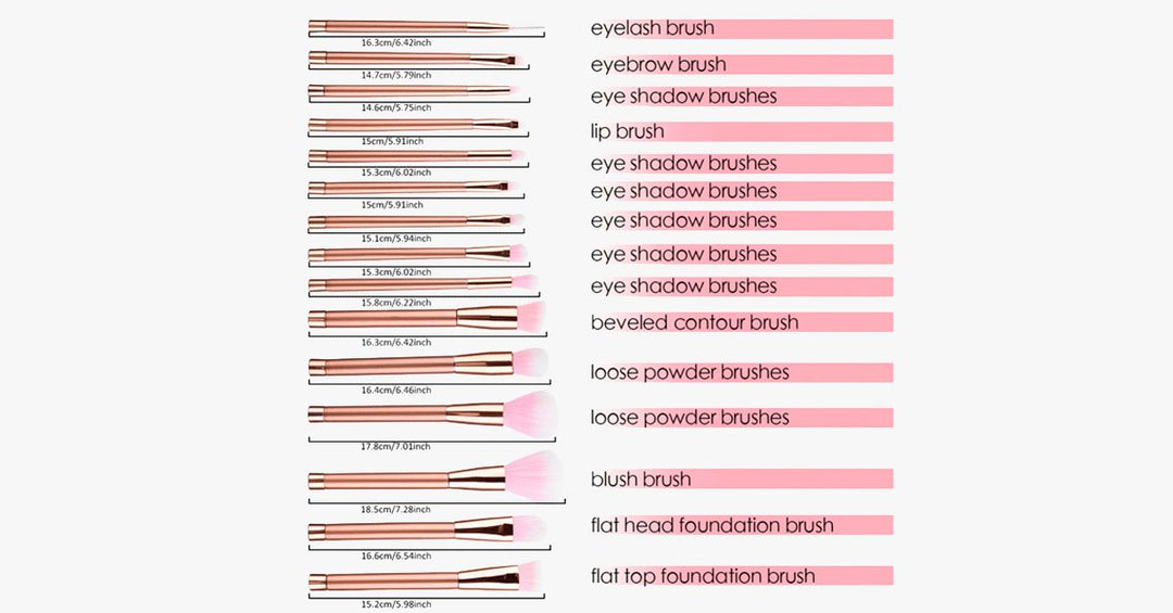 BowLift | Rose Glamour Brush Set