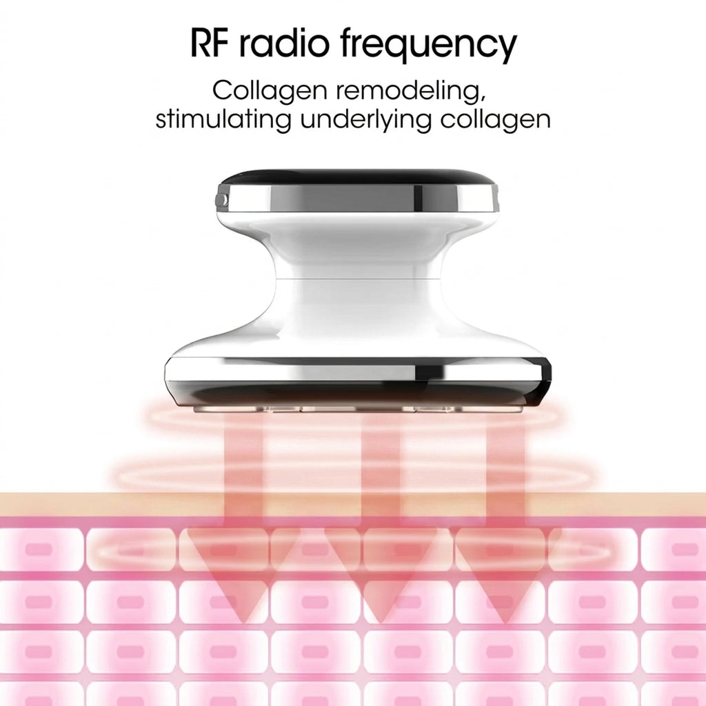 RF, EMS &amp; LED Body Contouring Massager - 4-in-1 Radio Frequency Toning Device