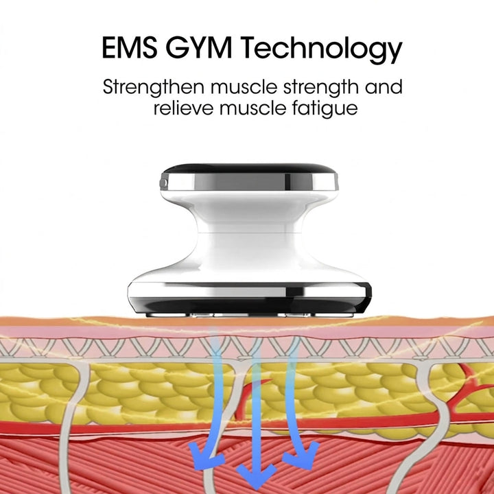 RF, EMS &amp; LED Body Contouring Massager - 4-in-1 Radio Frequency Toning Device