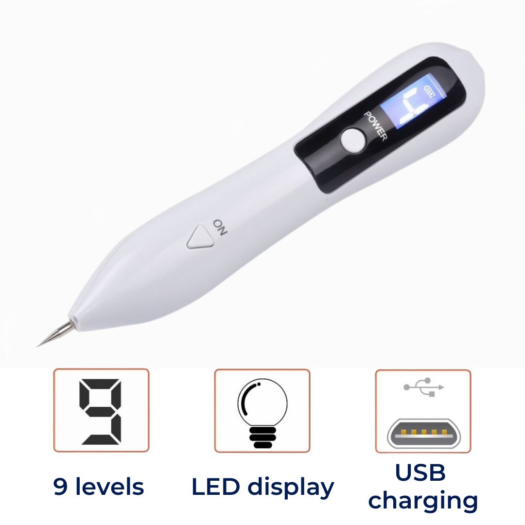 ClearSkinPro Laser Plasma Pen - Non-Invasive | for Freckle, Skin Tag, Spot, Mole and Tattoo Removal at Home Bowlift