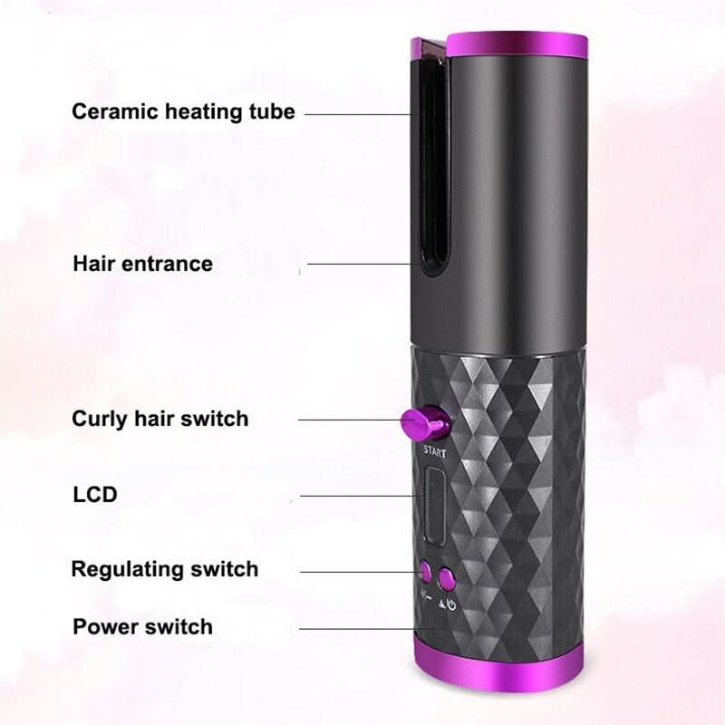 BowLift | Cordless curling iron for shiny &amp; healthy curls