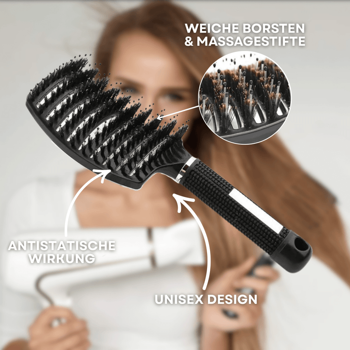BowLift | painless hairbrush for shine &amp; healthy hair