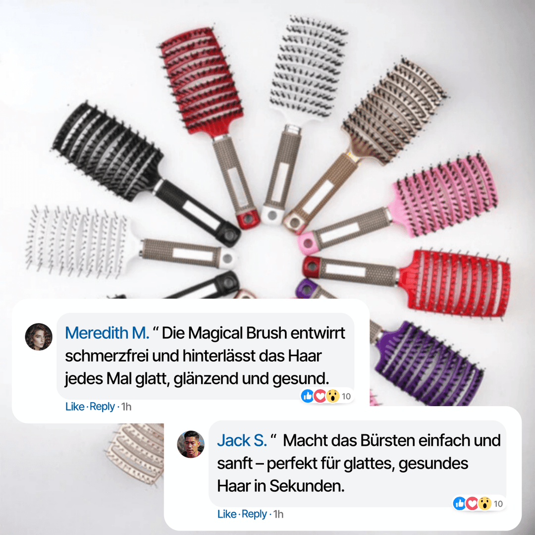 BowLift | painless hairbrush for shine &amp; healthy hair