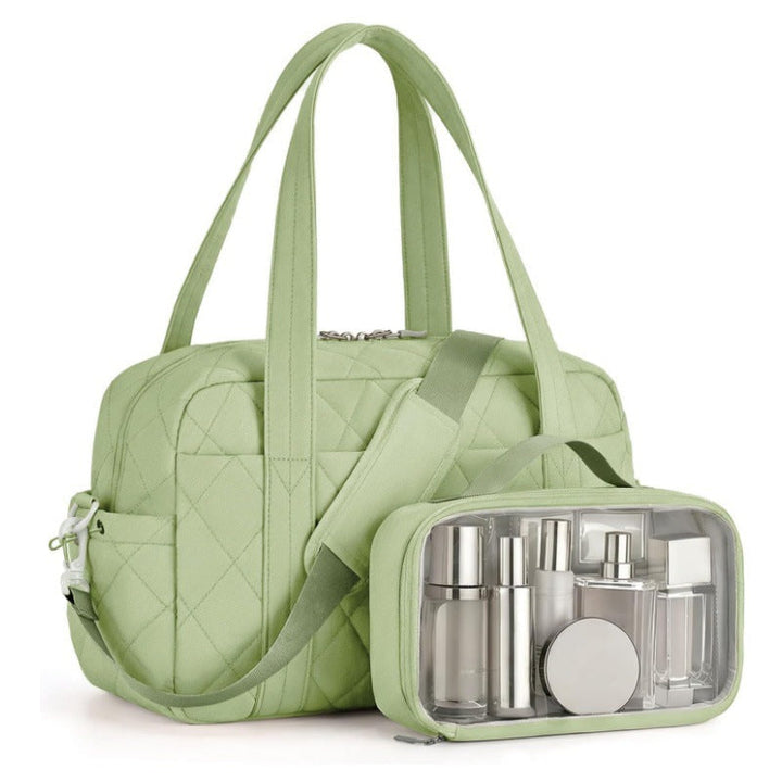 Cosmetic Travel Bag with Transparent Organizer Bowlift