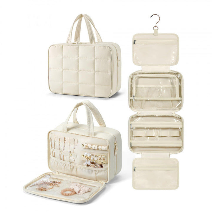 Fashionable and Padded Cosmetic Organizer Bag Bowlift