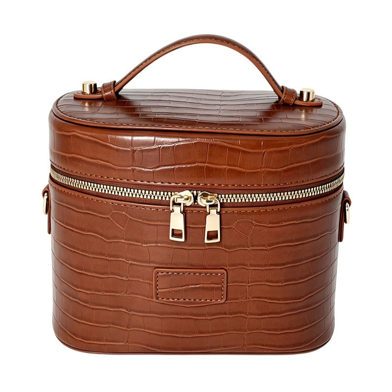 Cosmetic bag in elegant crocodile look by Bowlift