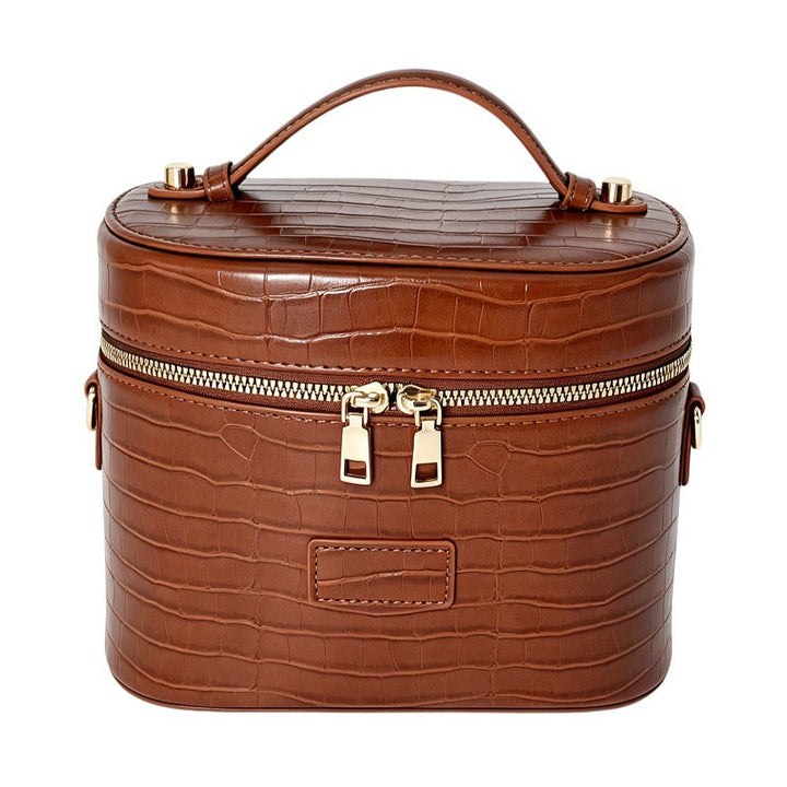 Cosmetic bag in elegant crocodile look by Bowlift