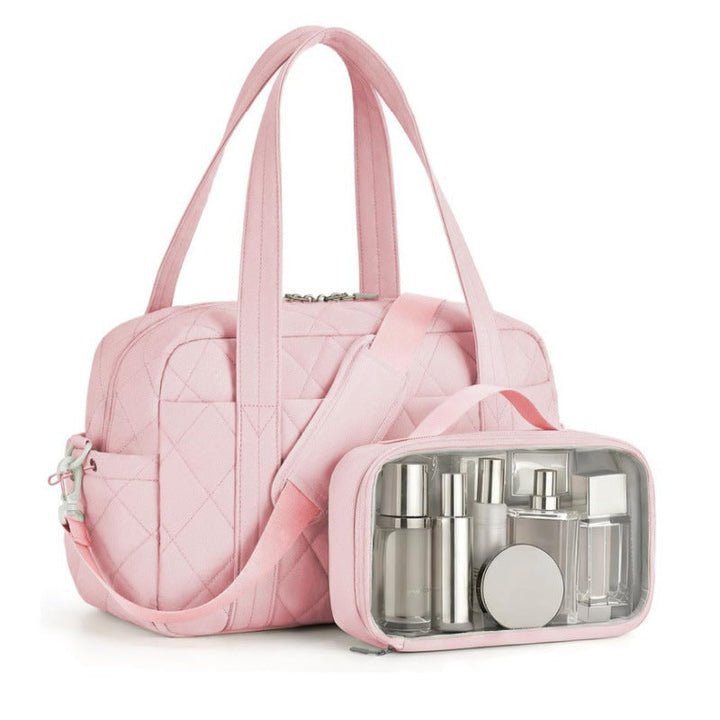 Cosmetic Travel Bag with Transparent Organizer Bowlift