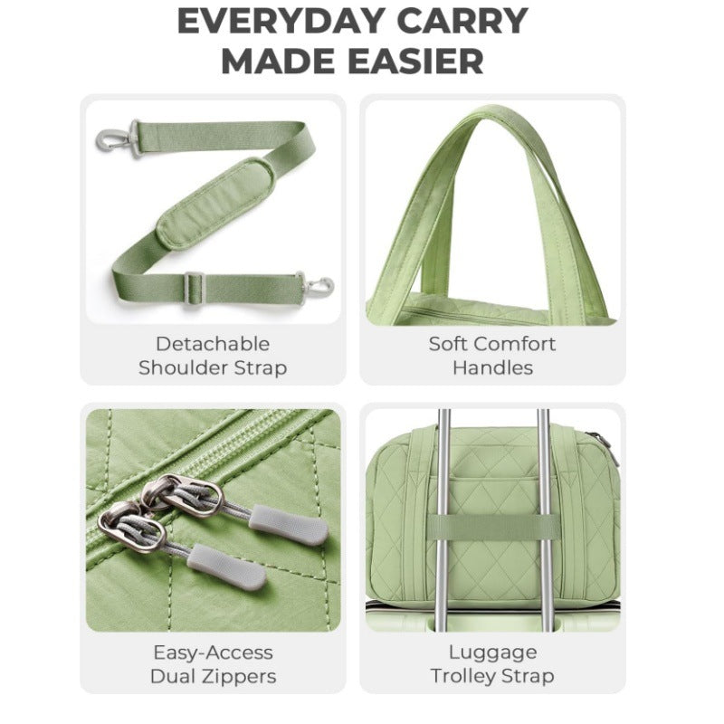 Cosmetic Travel Bag with Transparent Organizer Bowlift