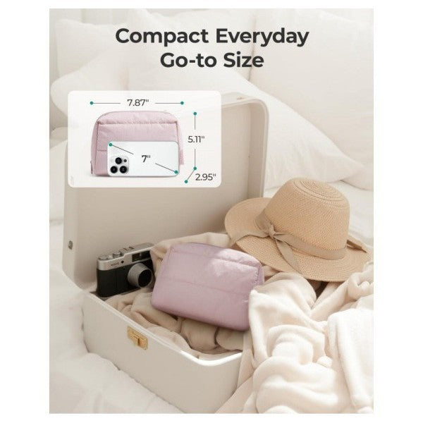 Padded Cosmetic Organizer Bag Bowlift