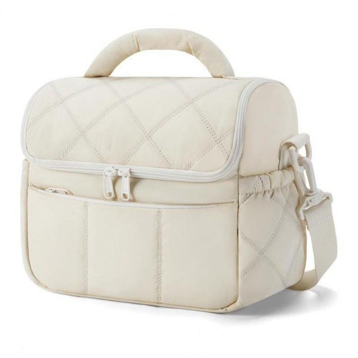 Stylish cosmetic bag with removable shoulder strap Bowlift