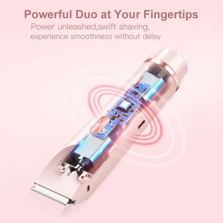 BowLift | Dual Head Rechargeable Electric Hair Trimmer