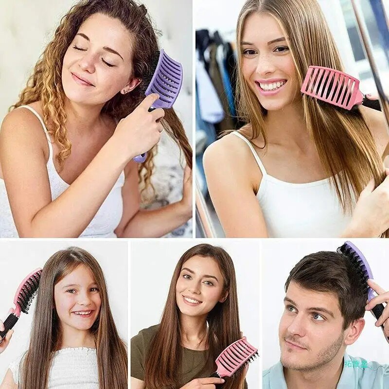 Detangling hairbrush for hair care | Bowlift