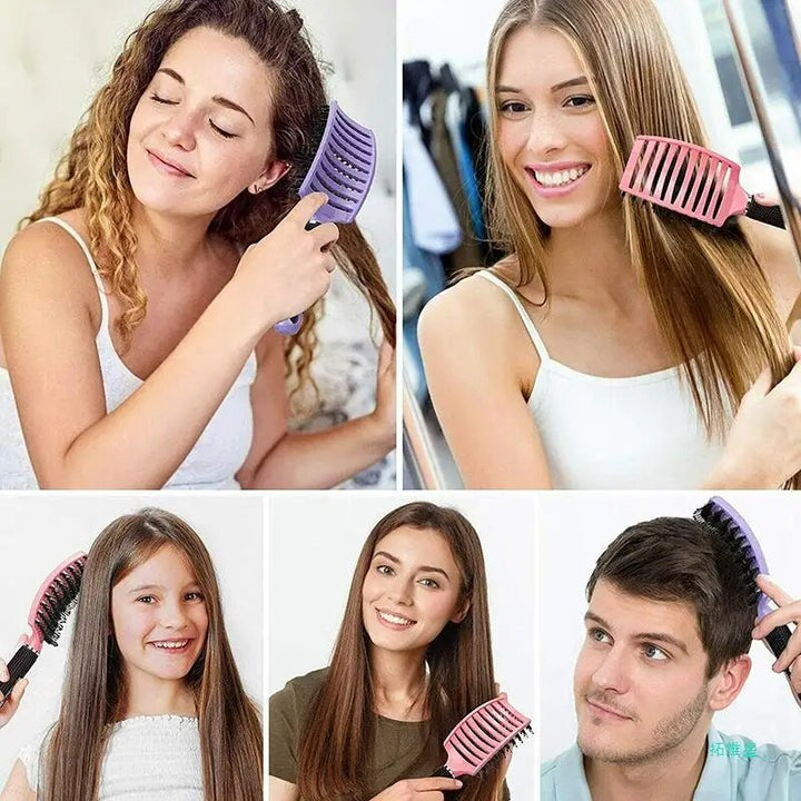 Detangling hairbrush for hair care | Bowlift