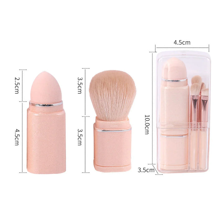 BowLift | 8Pcs Portable Makeup Brushes Set