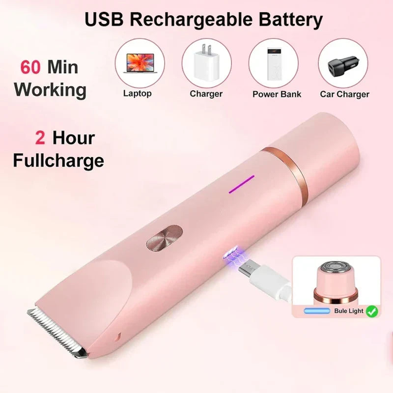 BowLift | Dual Head Rechargeable Electric Hair Trimmer