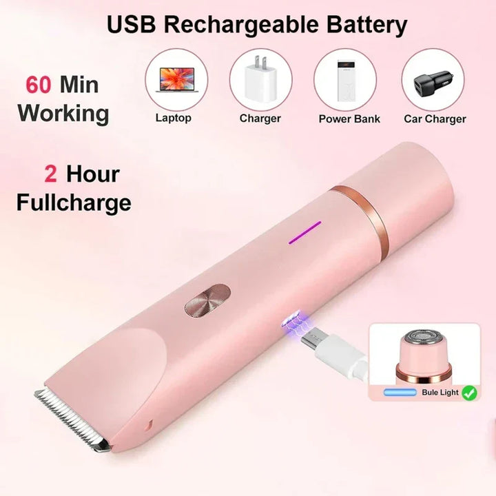 BowLift | Dual Head Rechargeable Electric Hair Trimmer