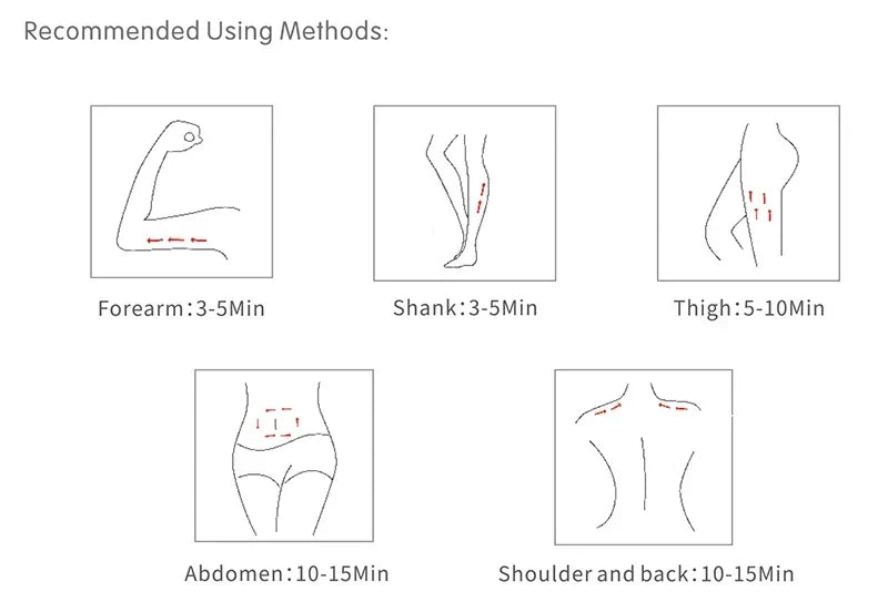 RF, EMS &amp; LED Body Contouring Massager - 4-in-1 Radio Frequency Toning Device