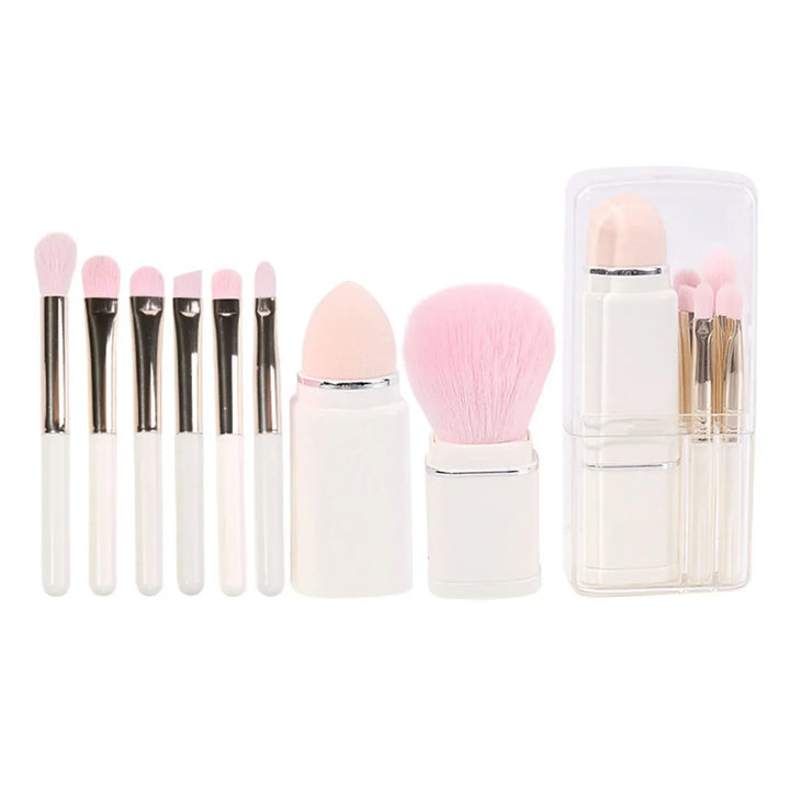 BowLift | 8Pcs Portable Makeup Brushes Set