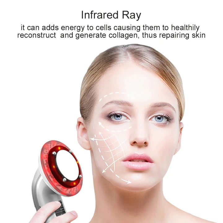 8-in-1 Face &amp; Body Sculpting Device - EMS, RF, Ultrasonic &amp; IPL Toning