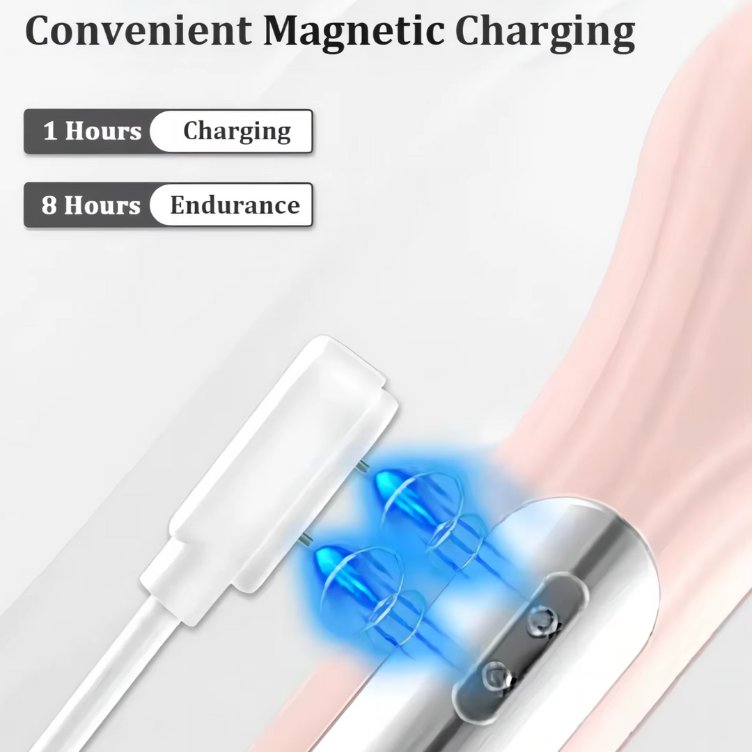 Electric Silicone Facial Brush Cleaner - Sonic Vibration &amp; Roller Cleansing