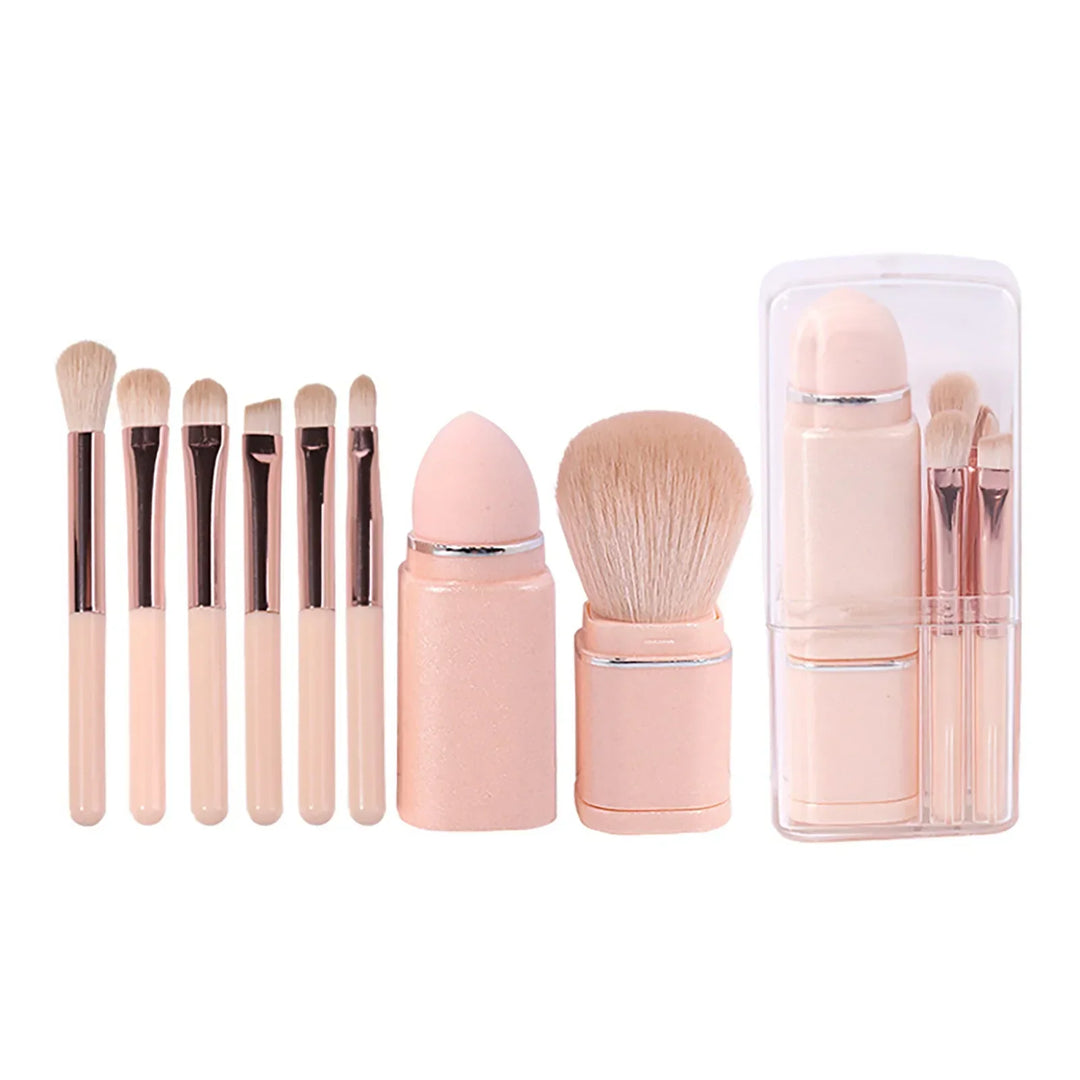 BowLift | 8Pcs Portable Makeup Brushes Set