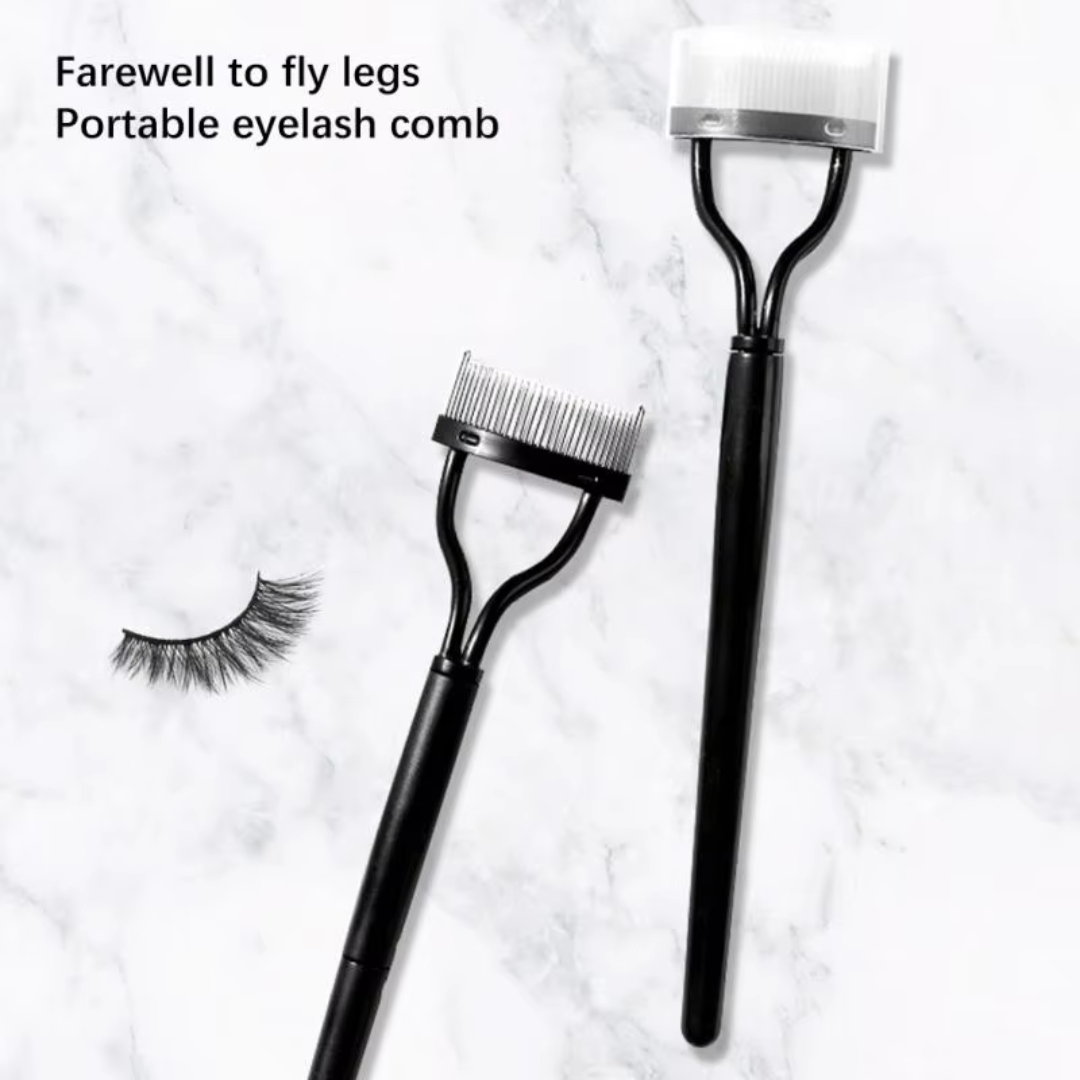 BowLift | BelleCurve Eyelash Comb &amp; Mascara Brush | Perfect Definition | Clump-Free | With Protective Cap