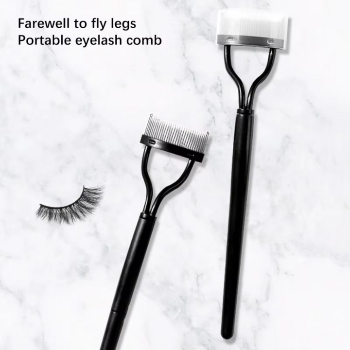 BowLift | BelleCurve Eyelash Comb &amp; Mascara Brush | Perfect Definition | Clump-Free | With Protective Cap