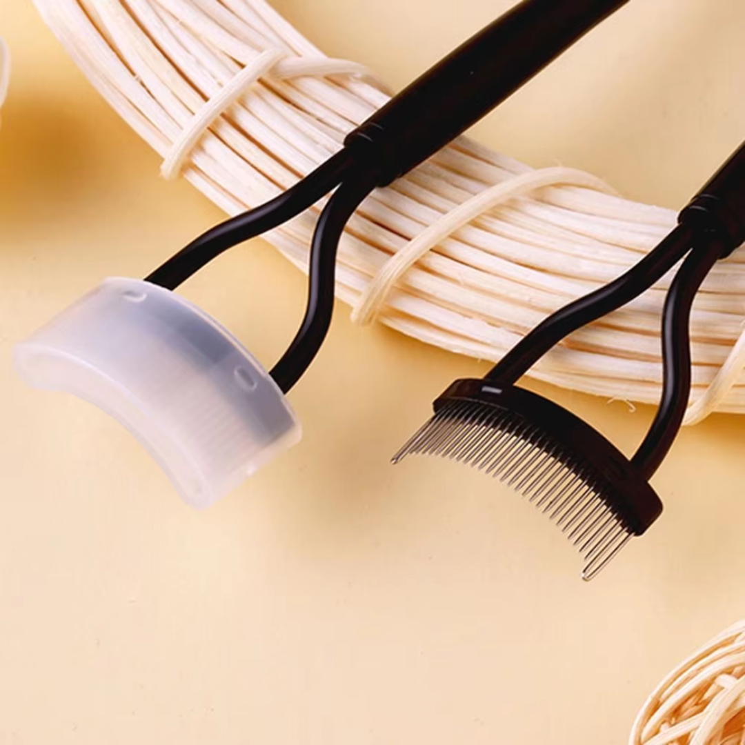 BowLift | BelleCurve Eyelash Comb &amp; Mascara Brush | Perfect Definition | Clump-Free | With Protective Cap
